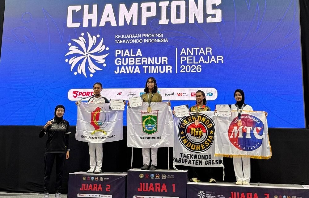 Tim Taekwondo Kabupaten Malang Sabet 8 Medali di Kejurprov Piala Gubernur Jatim 2026