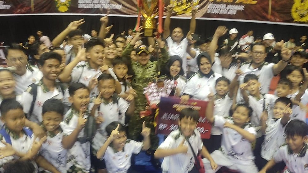 Karateka Kodam V/Brawijaya Sabet Juara Umum Piala Panglima di GOR Ken Arok Malang